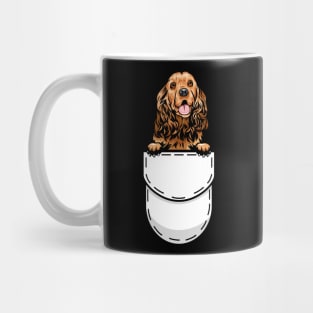 Funny Cocker Spaniel Pocket Dog Mug